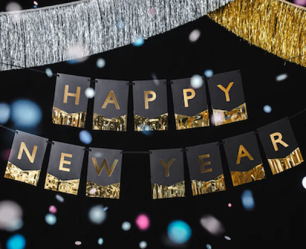 Banner Happy New Year - PartyDeco